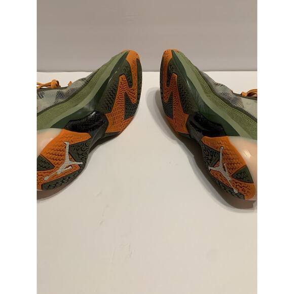 NIKE UNDEFEATED AIR JORDAN 37 OIL GREEN Size6.5 Collaboration Limited Jordan